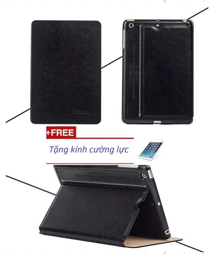 [HCM]Bao da iPad mini 1 mini 2 mini 3 KAKU tặng kính cường lực