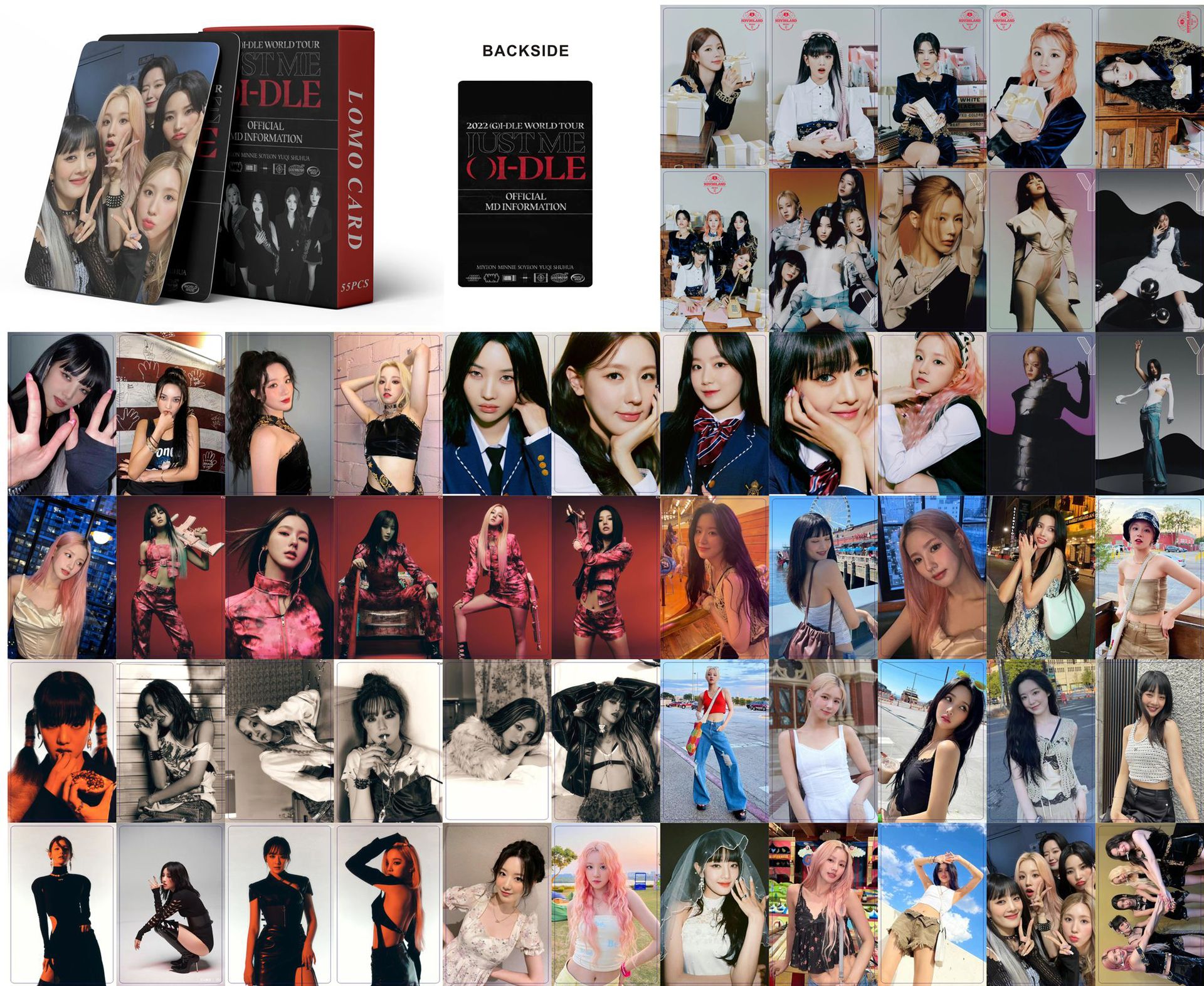 Set 55 lomo card -idle world tour