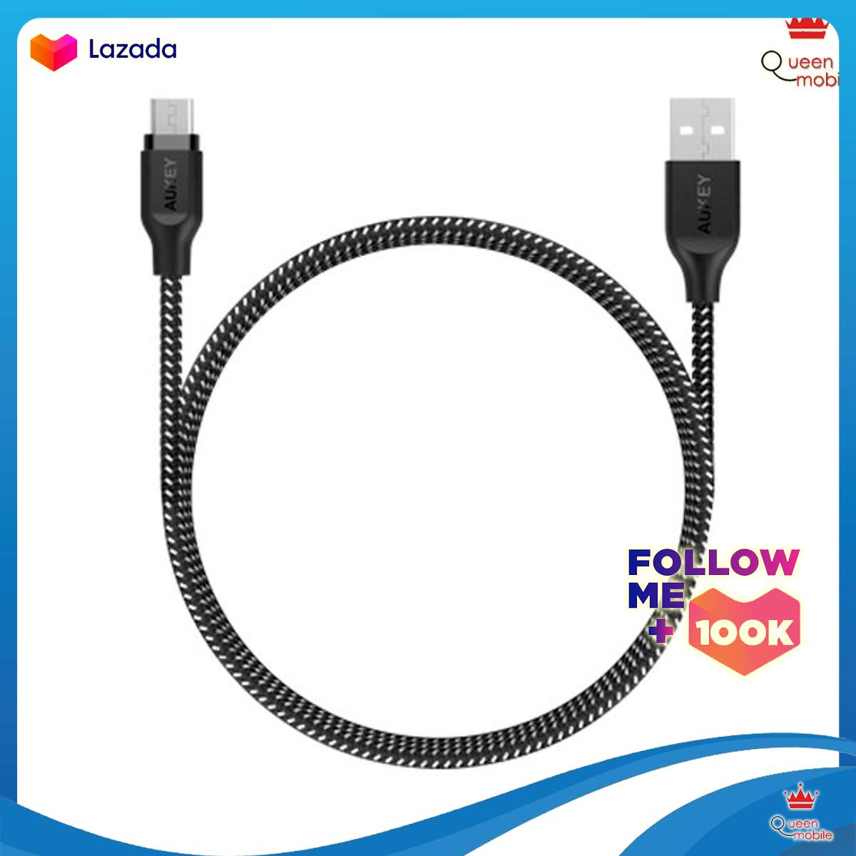 Dây cáp sạc micro usb aukey cb-am1 1.2m