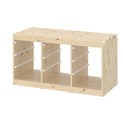 Kệ khung ngang trofast i.k.e.a - vân gỗ 99x44x52 cm