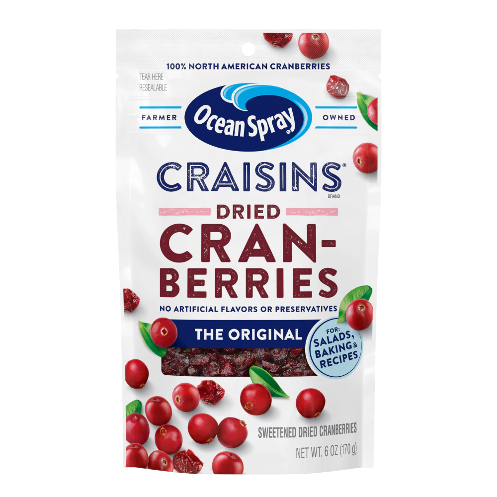 Nam Việt Quất Sấy Ocean Spray Craisins Dried Cranberries The Original
