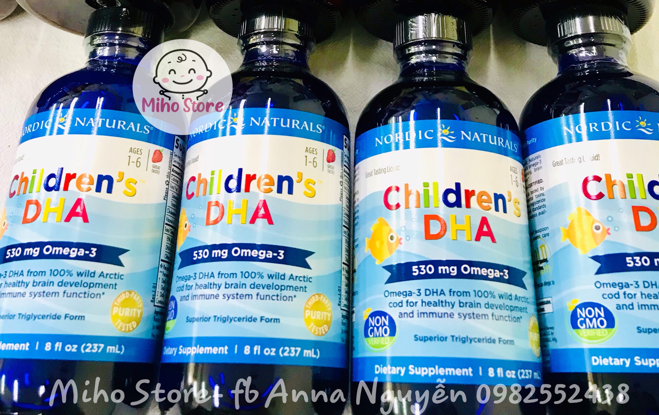 DHA cho trẻ từ 1 tuổi Nordic Natural Children DHA