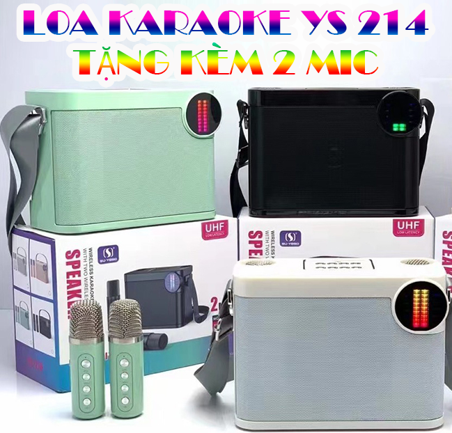 Loa Karaoke Bluetooth Mini YS214