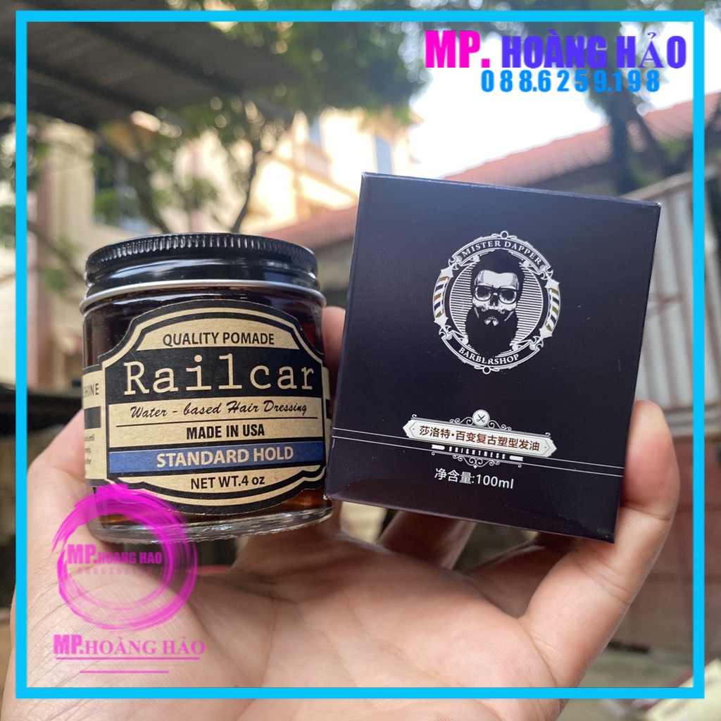 Sáp Vuốt Tóc Nam Railcar Pomade USA