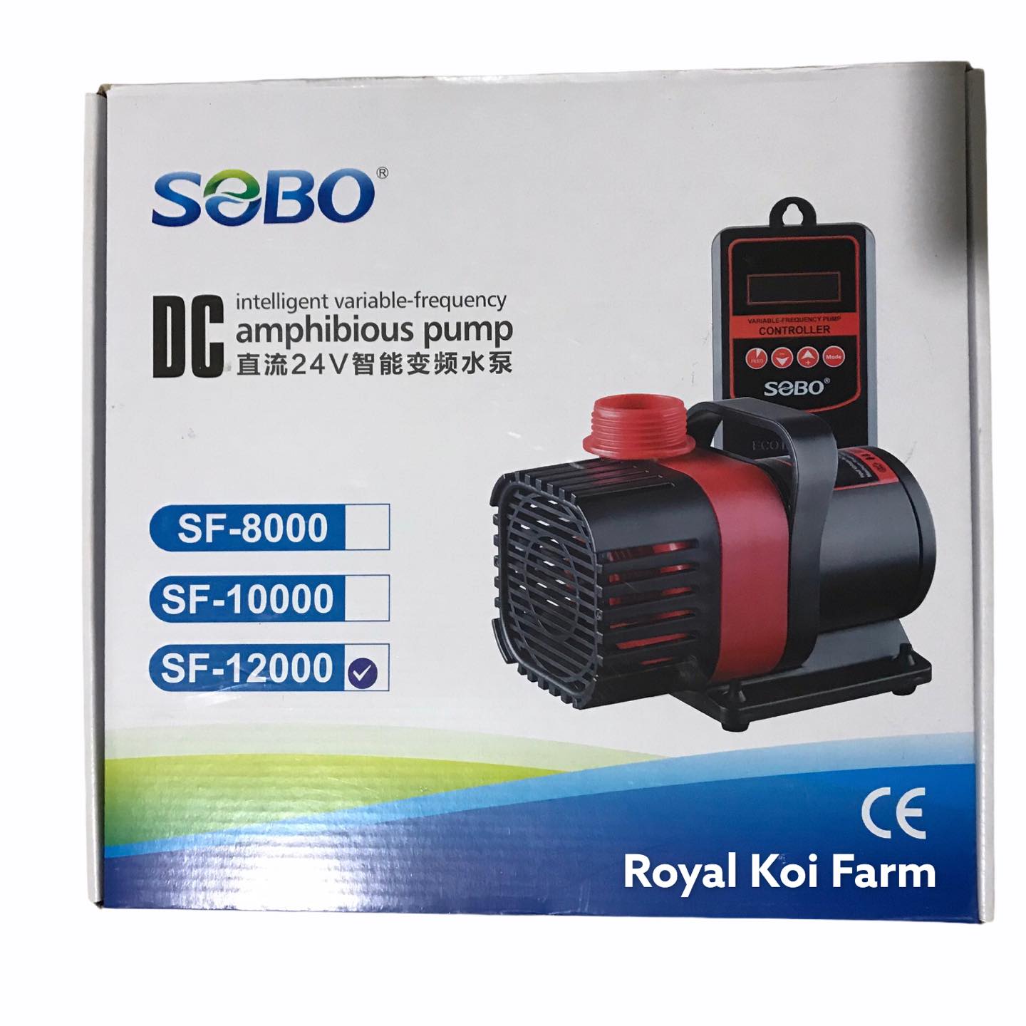 Máy bơm Sobo SF-4000 điện 1 chiều 24v, bơm bể cá