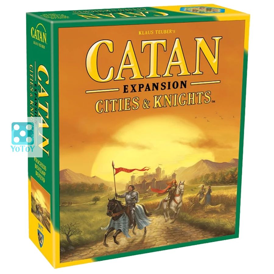 Bộ trò chơi thẻ bài bản mở rộng Catan: Cities and Knights siêu hấp dẫn đầy thử thách