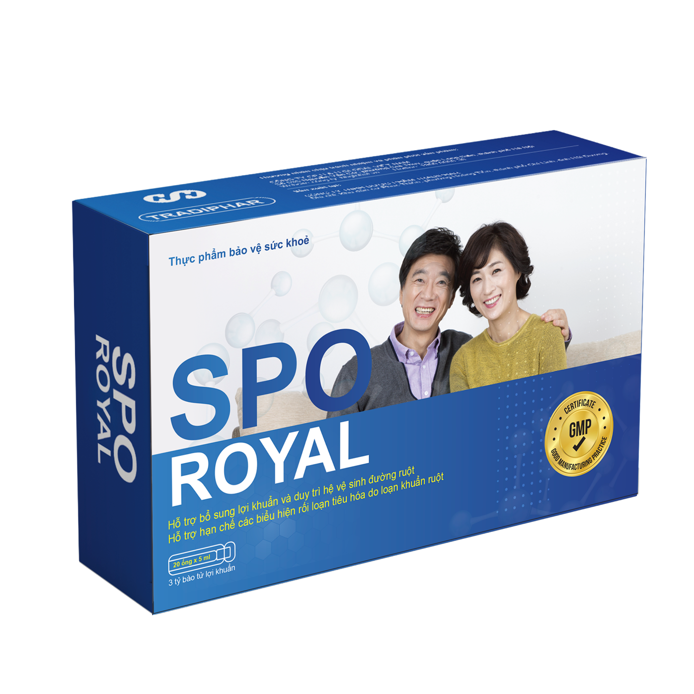 COMBO 3 hộp Spo Royal - -  Bào tử lợi khuẩn cho người viêm đại tràng