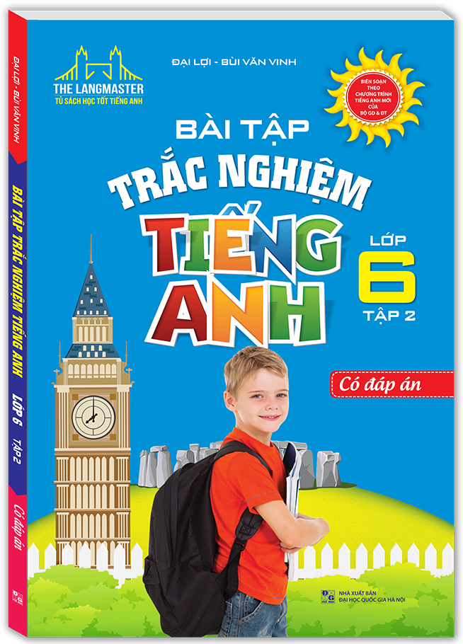 Fahasa - Bài Tập Trắc Nghiệm Tiếng Anh - Lớp 6 - Tập 2