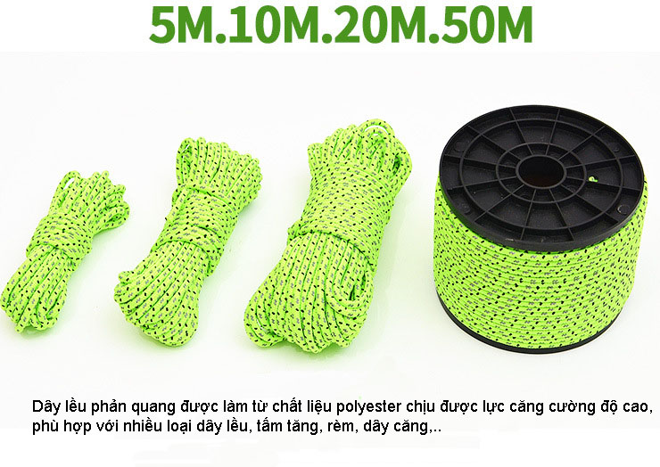 Dây lều căng lều tấm tăng
