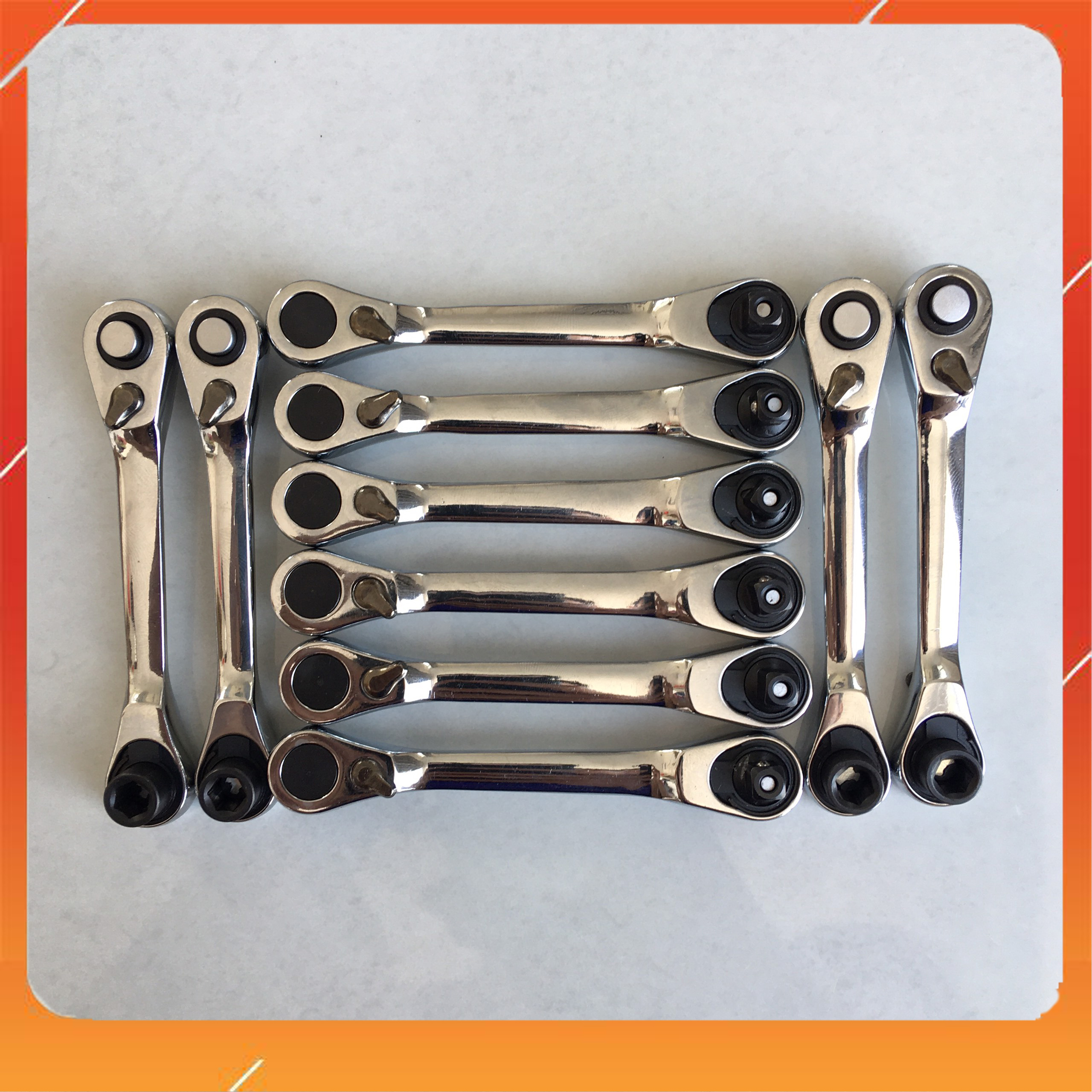 Cần Tự Động Mini - Đầu Lục Giác + Đầu Tuýp 1/4"  (SL:1 Cái)