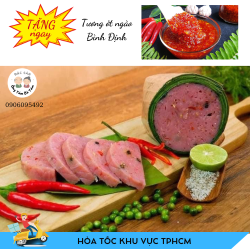 Nem chua cây chợ huyện bình định chính gốc - ông tám bà tám - nem chua ngon - hỏ tốc tp. hcm