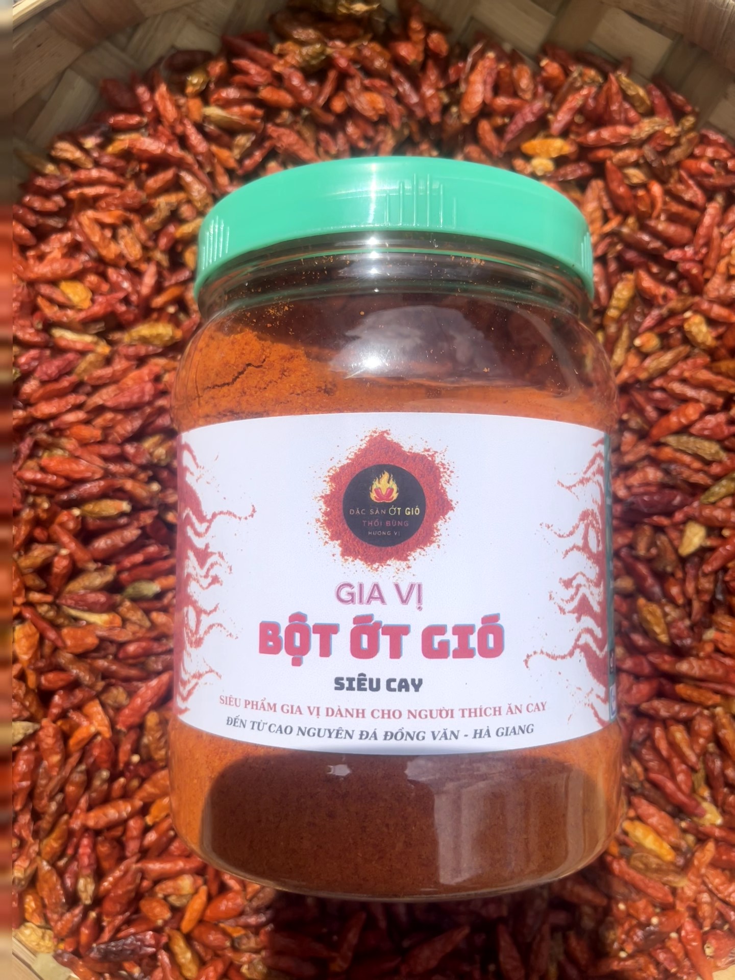 Bột ớt gió hà giang siêu cay