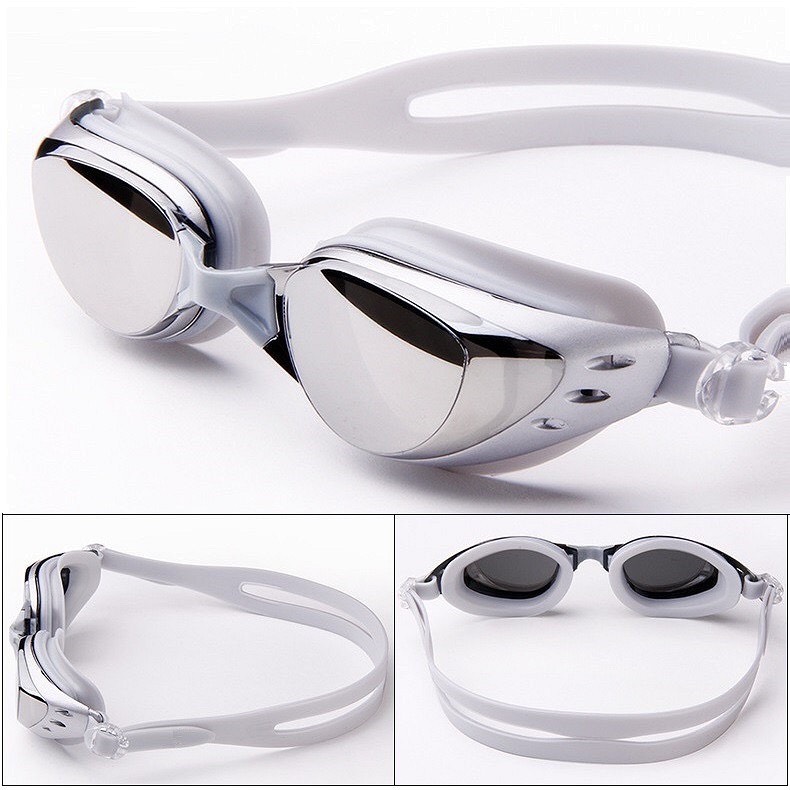 Kính bơi cận 610 độ cận 1.5 độ đến 8.0 độ, kính bơi cho người cận thị mắt kính chống UV, chống sương mờ 610Bac