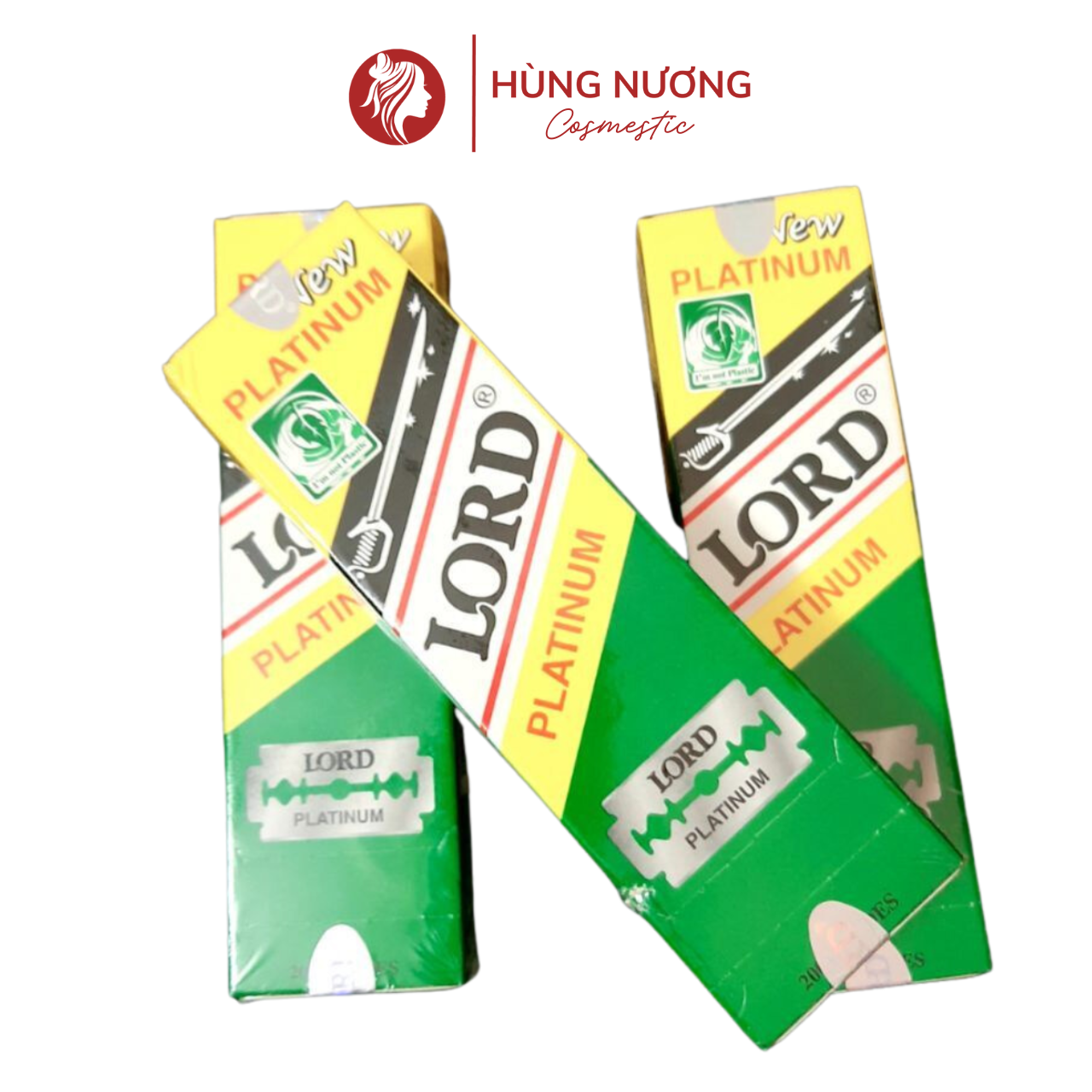 Lưỡi Dao lam cạo râu tóc Lord Classic stainless cây cho baber shop