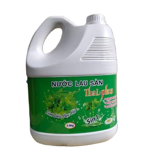 Nước lau sàn bạc hà thái plus 3600ml - lau sàn tinh dầu bạc hà thái plus 3600ml