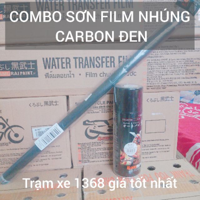 Sơn samurai combo film nhúng carbon đen và chai kích hoạt
