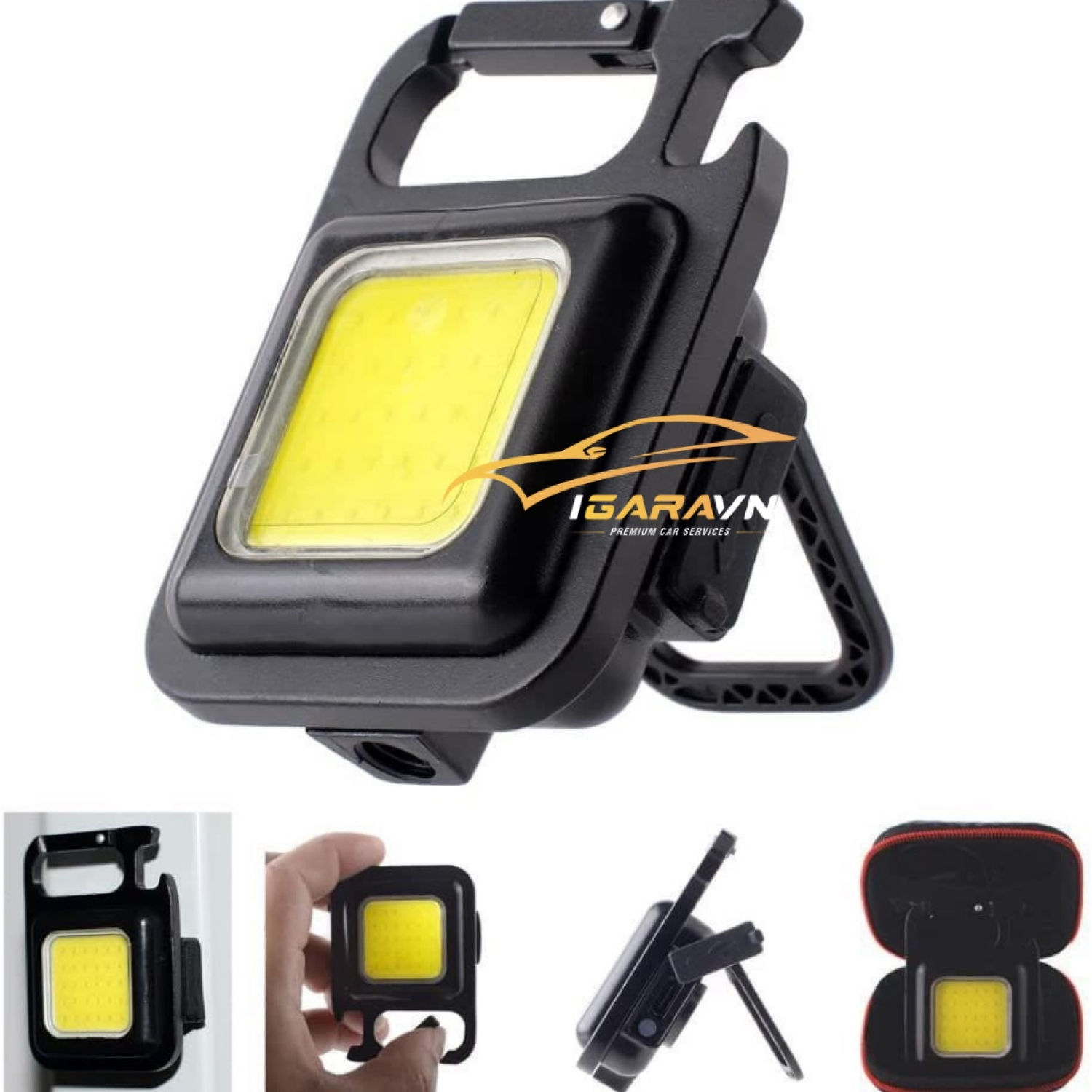 Đèn pin led mini siêu sáng cob sạc bằng cổng usb siêu tiện lợi, nhiều tính năng