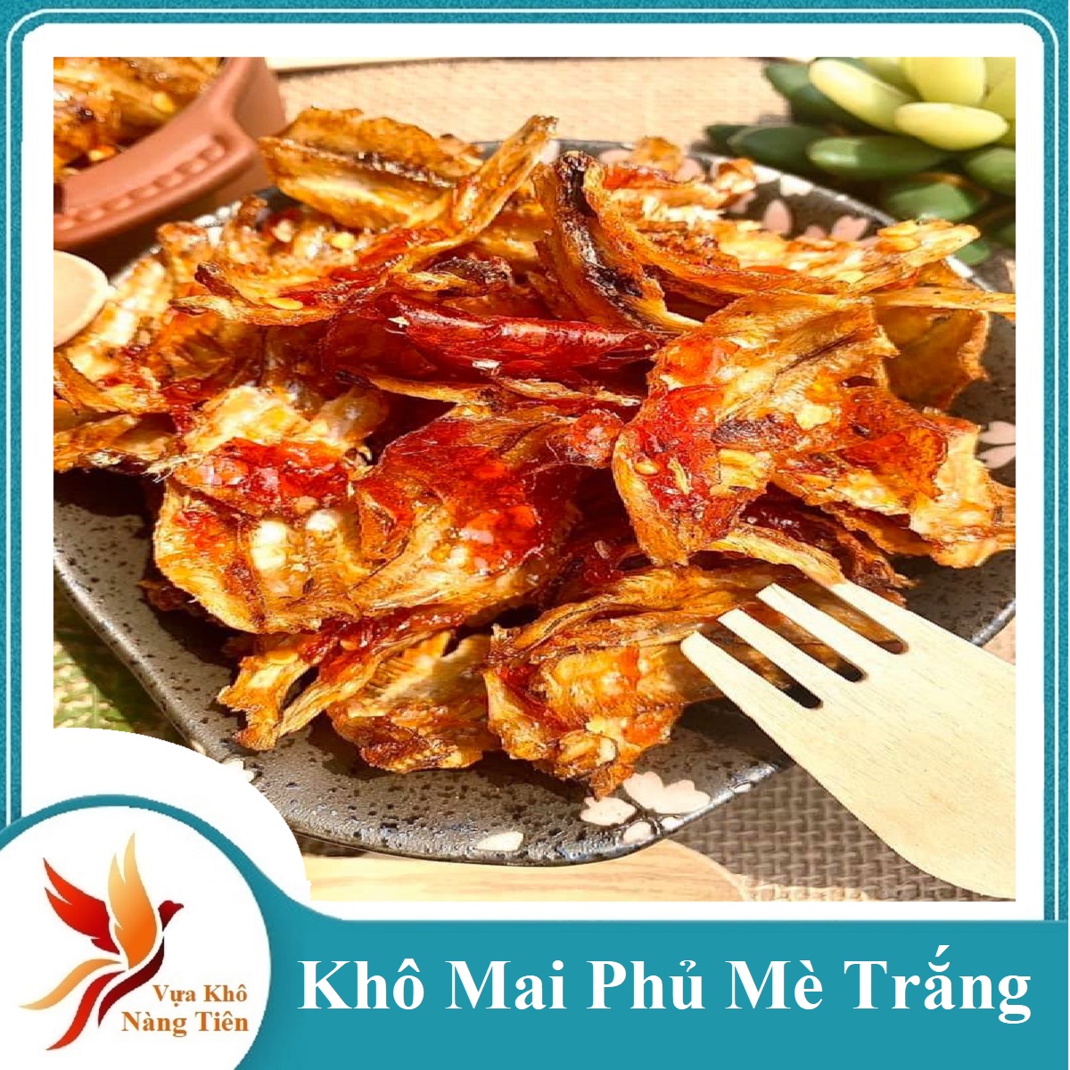KHÔ CÁ MAI  RẮC MÈ THƠM NGON ĐẶC SẢN CÀ MAU HÚT CHÂN KHÔNG TÚI 250GR