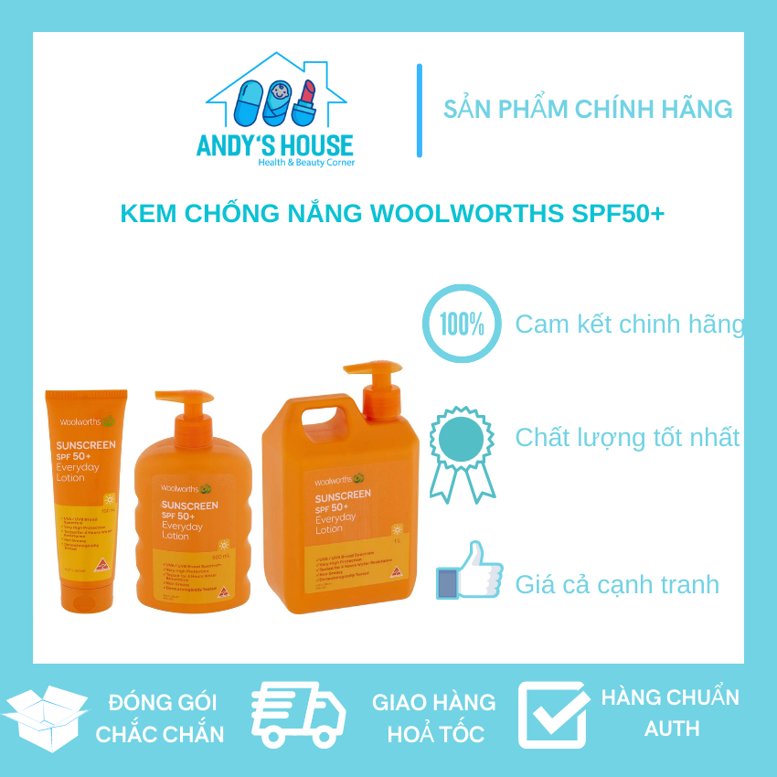Kem Chống Nắng Woolworths SPF50+