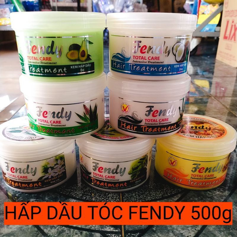 Kem Ủ Tóc Fendy 500g Dừa - Bơ - Olive - Nha Đam - Hoa Lài