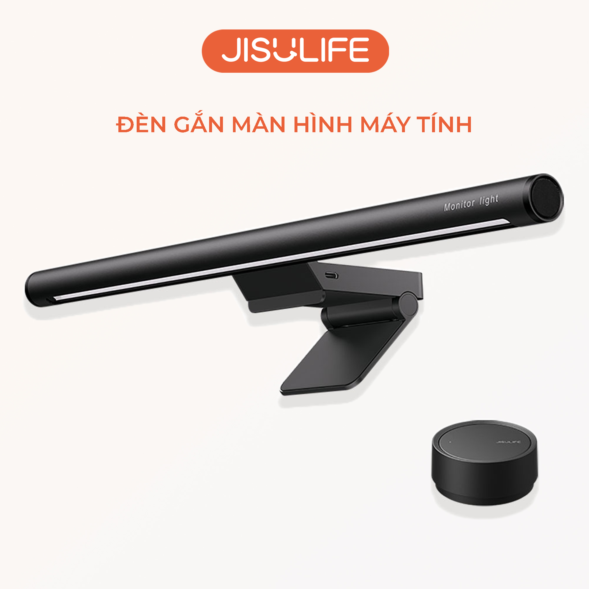 Đèn Màn Hình Máy Tính Chống Mỏi Mắt Jisulife LA02 - Bộ Điều Khiển Nhiệt Độ Màu Thông Minh Không Dây Từ 2700k Đến 6500k, 3 Chế Độ Ánh Sáng Khác Nhau