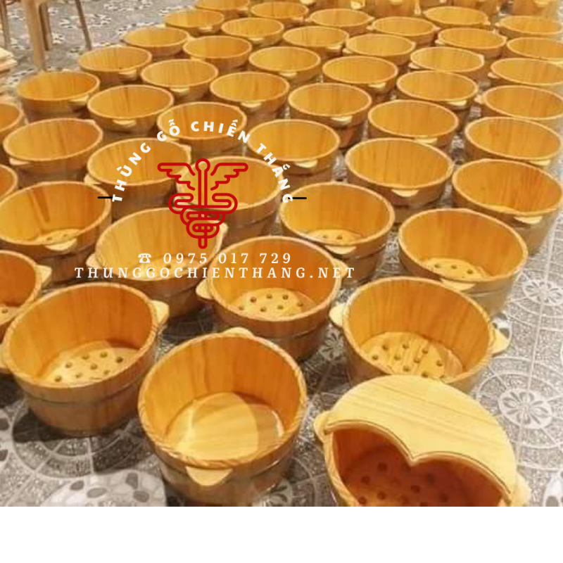Chẫu gỗ ngâm chân cao cấp,thau ngâm chân,chậu ngâm chân spa