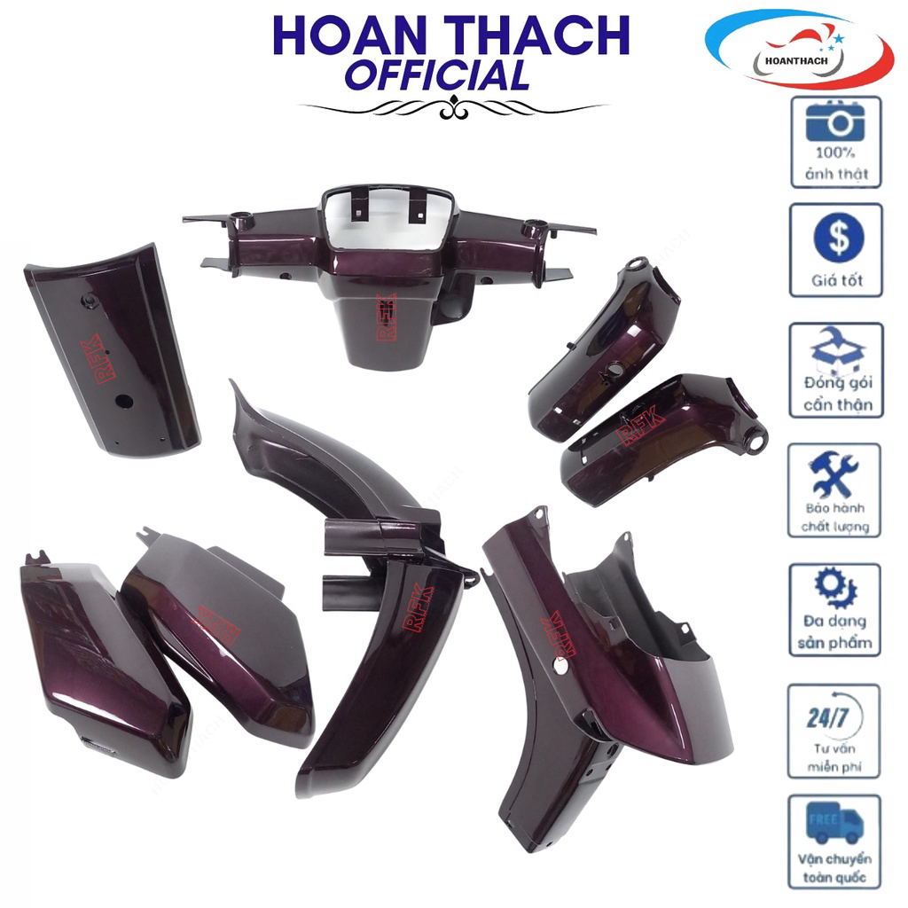 Dàn áo dream màu nho đầu bằng, nhựa umv sp002733 hoàn thạch