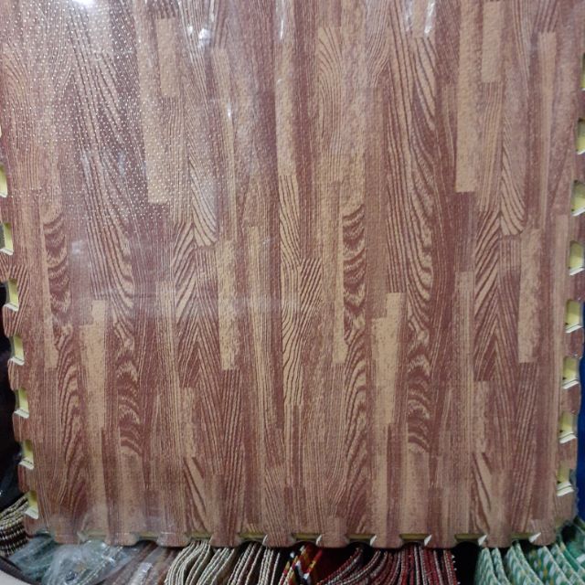 (RẺ VÔ ĐỊCH) XỐP GHÉP vân gỗ (bịch 6 tấm,kt 60*60cm)