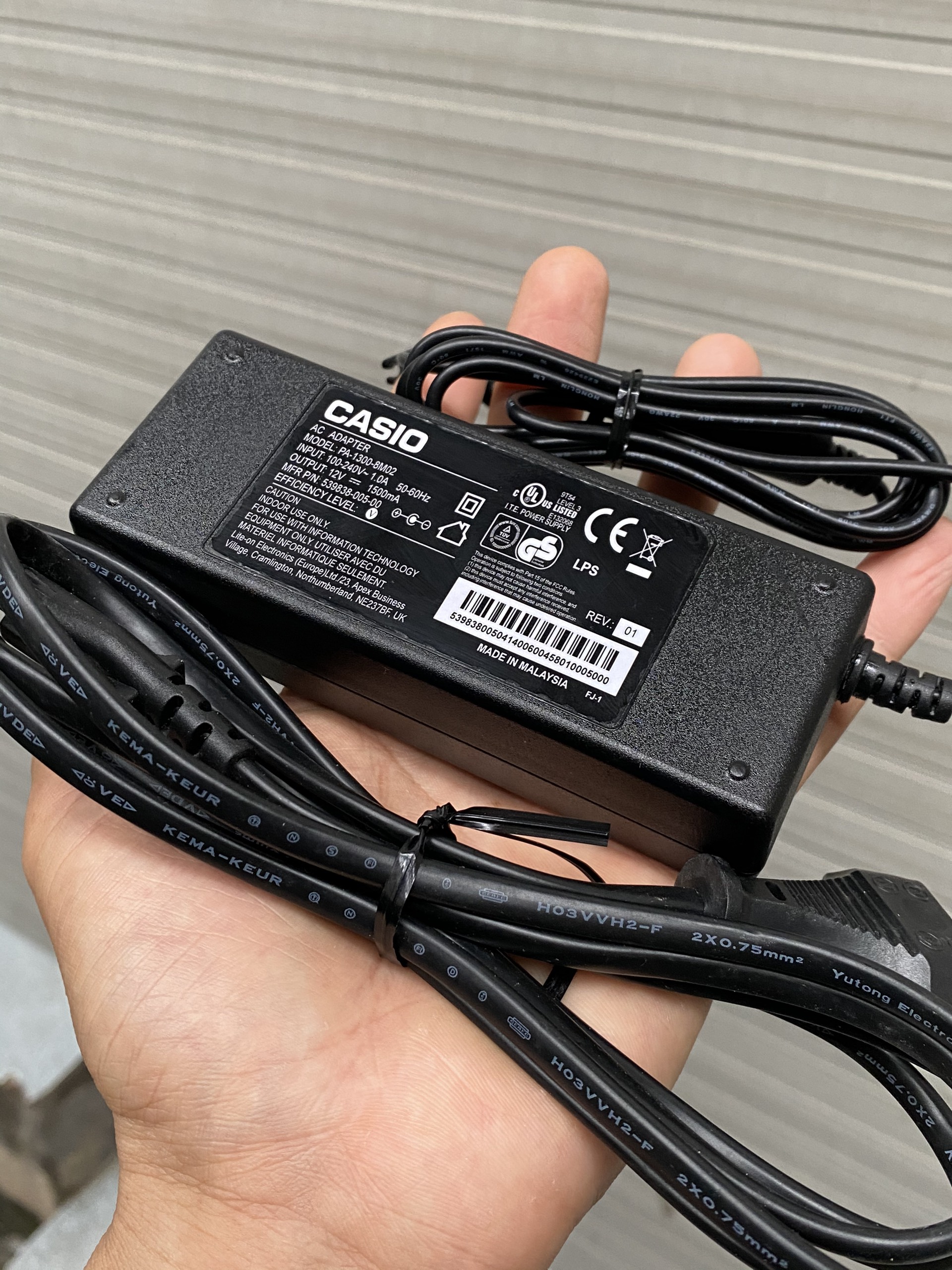 Dây nguồn đàn organ casio ctk 5000 bảo hành 12 tháng
