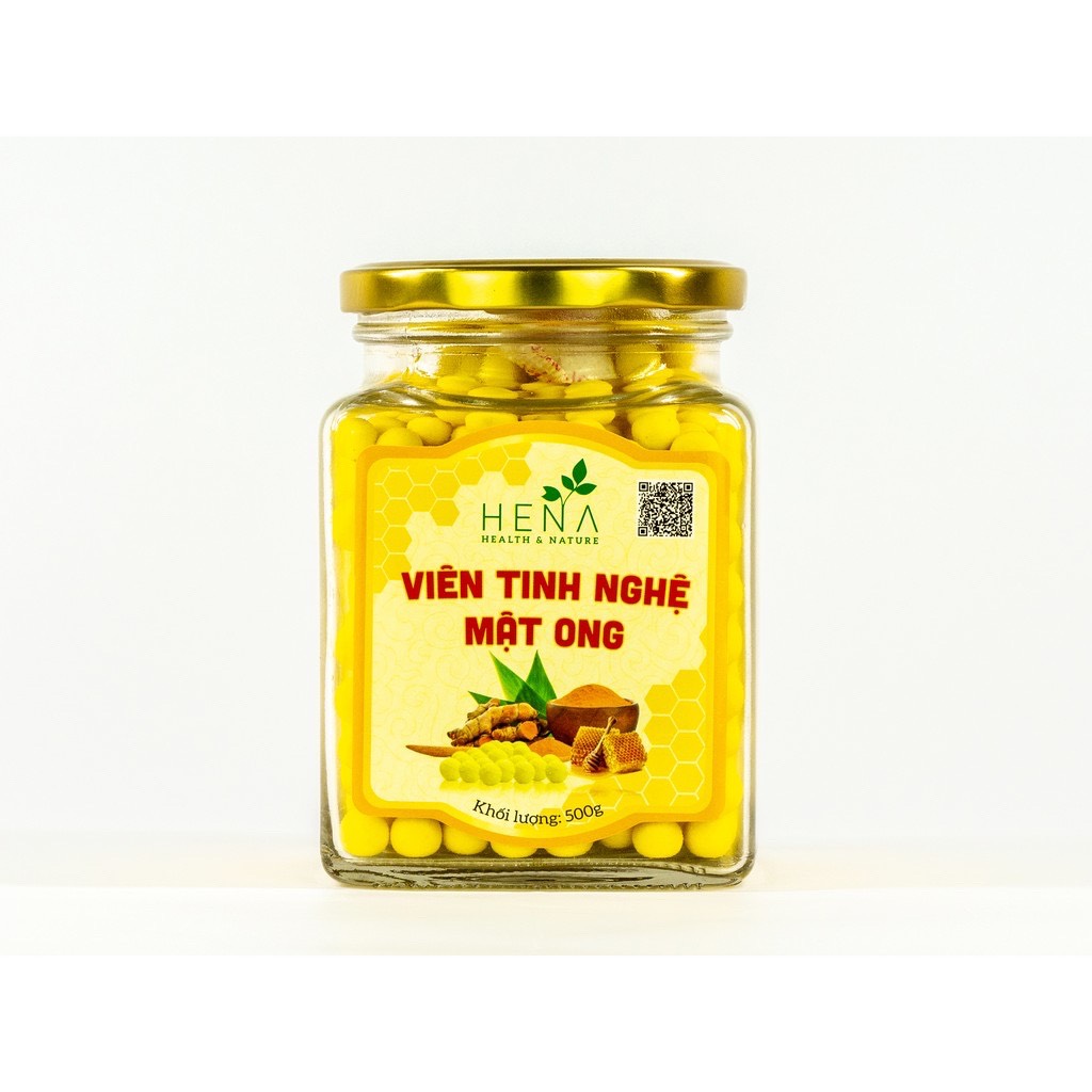 Nghệ Viên Mật Ong Cao Cấp Hena 500g