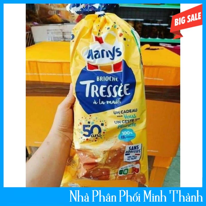 Bánh mỳ hoa cúc date mới pháp ổ lớn 515g