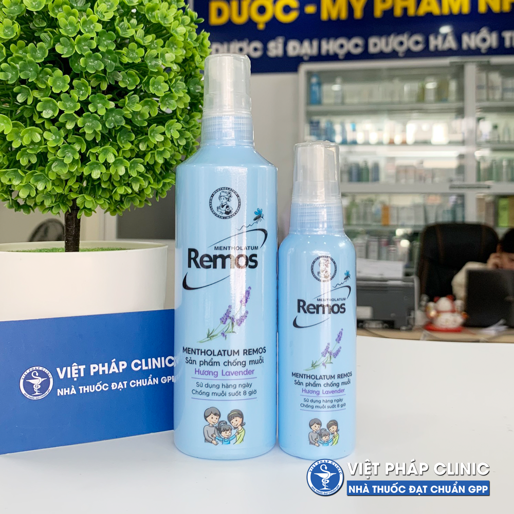 Xịt Chống Muỗi Remos Hương Lavender 150ml