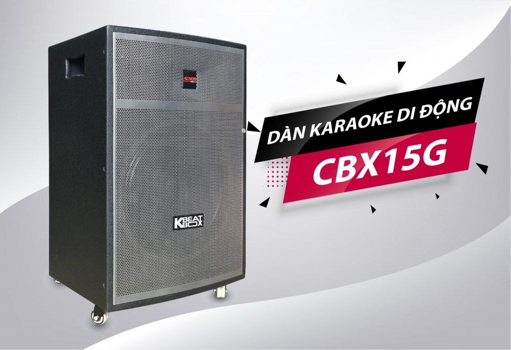 Dàn Karaoke di động ACNOS CBX15G  - Hàng chính hãng - hát cực hay
