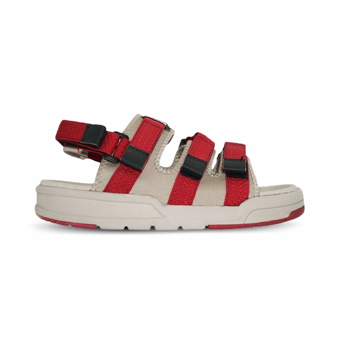 Giày sandal nữ 3 quai ngang Vento NV1001R màu đỏ