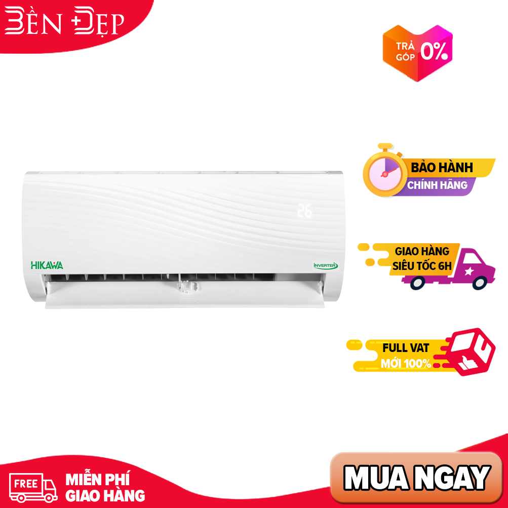 Điều hòa hikawa inverter 1 chiều 12000 btu hi-vc15a/ k-vc15a