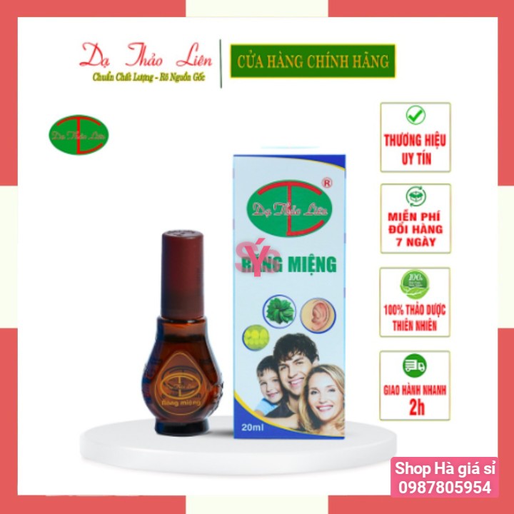 Tinh dầu răng miệng dạ thảo liên - khắc phục những vấn đề về răng miệng