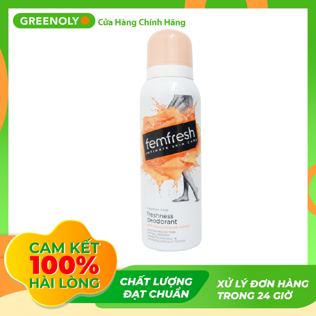 Xịt Thơm Mát Vùng Kín Femfresh Deodorant Spray 125ml -Greenoly Việt Nam phân phối chính hãng