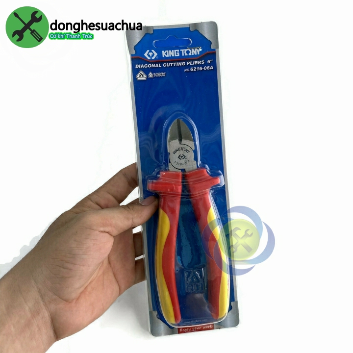 Kìm cắt cách điện kingtony 6216-06a dài 150mm