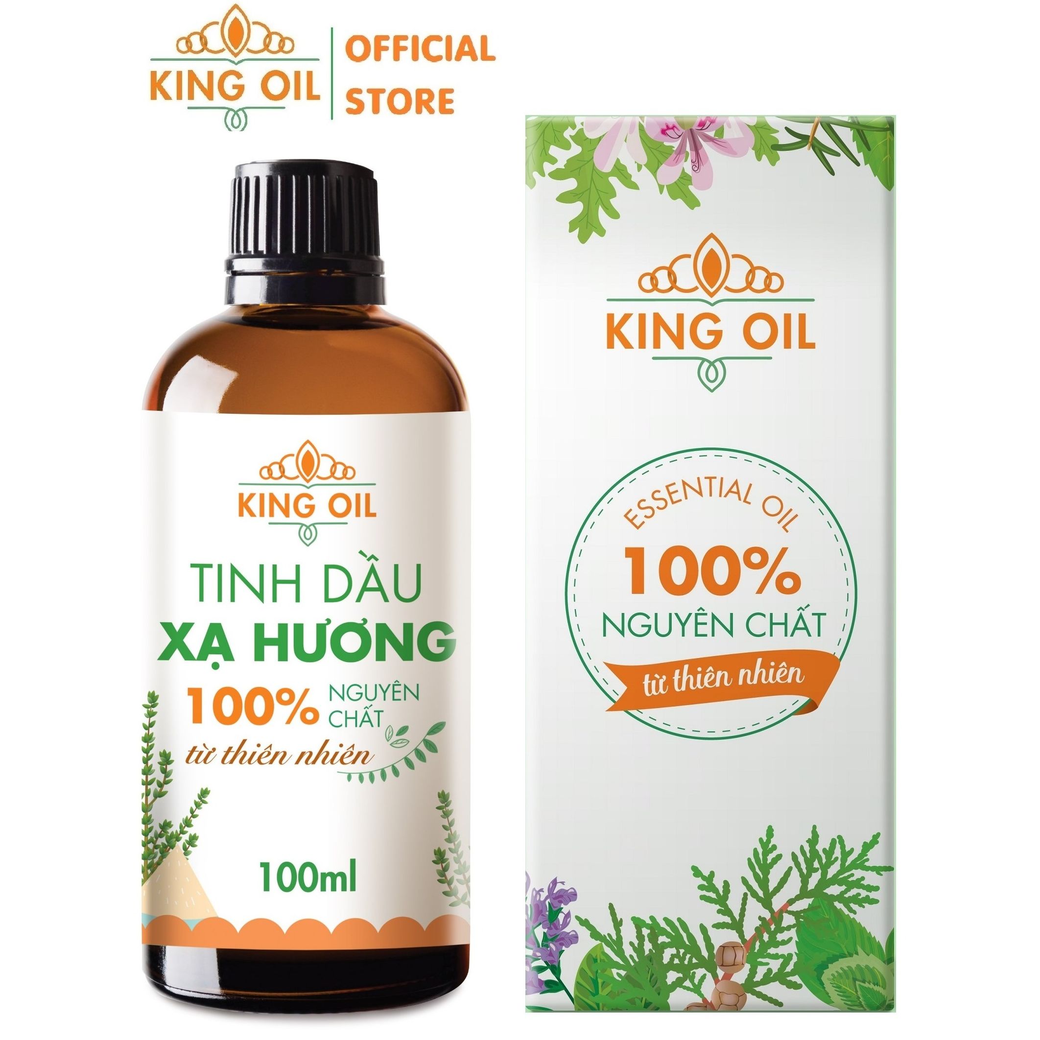 Tinh dầu Xạ Hương nguyên chất từ thiên nhiên, thơm phòng, xông phòng, thư giản, đuổi muỗi, khử khuẩn - KingOil