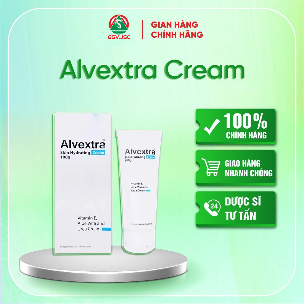 ALVEXTRA 100g - Kem dưỡng tái tạo da,chống khô da, chống lão hóa