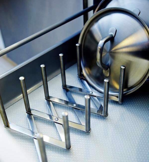 Giá úp vung bát đĩa inox đa năng chính hãng ikea ik26