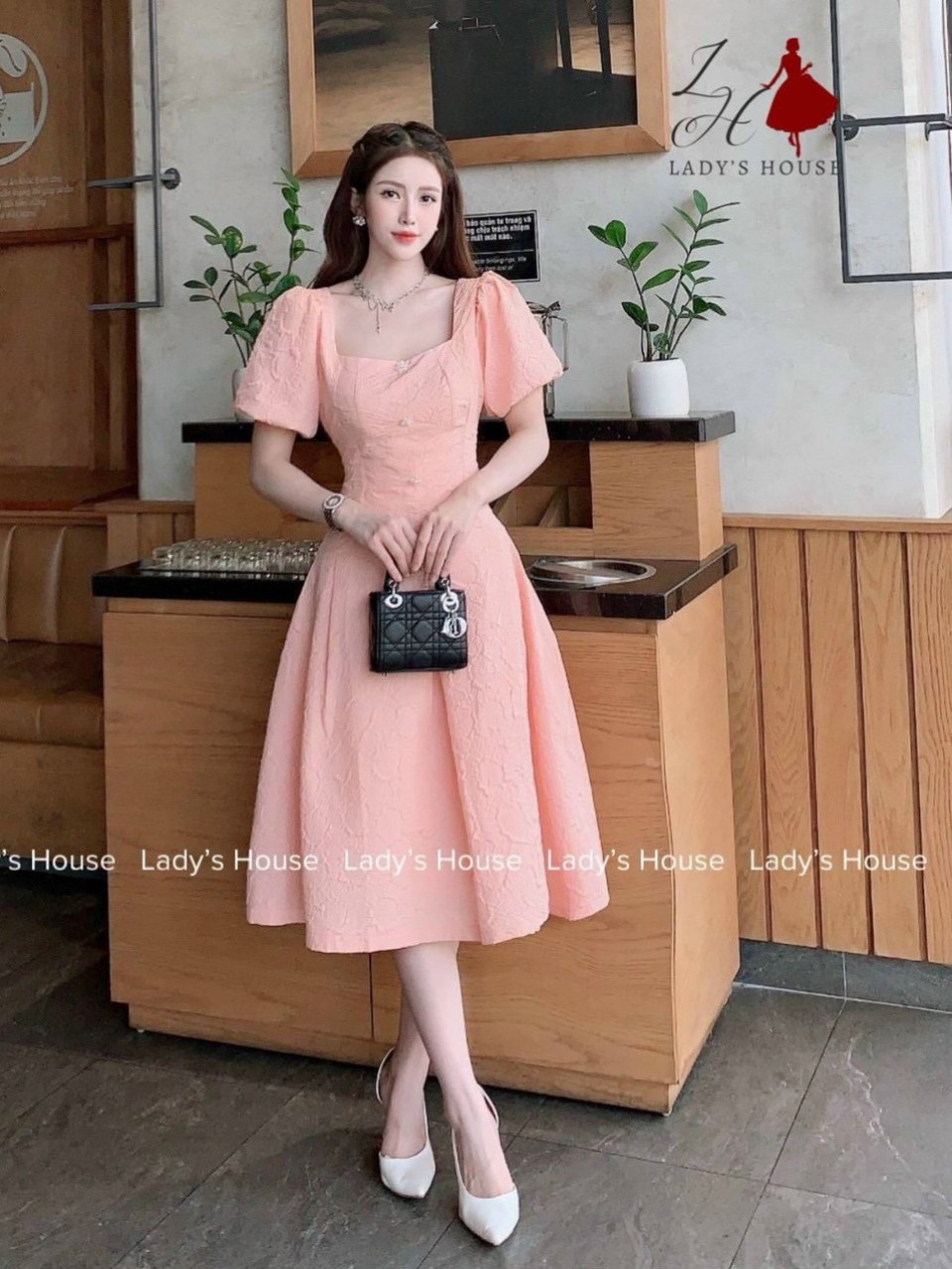 Đầm xòe nữ dự tiệc sang chảnh, đầm xòe nữ chất liệu cao cấp cùng thiết kế ấn tượng trẻ trung