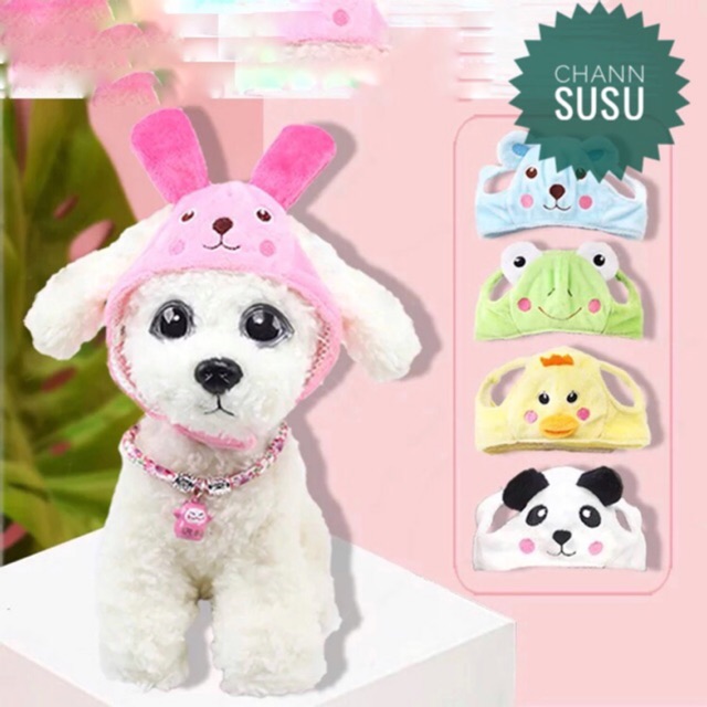 [ MŨ CHO THÚ CƯNG ] - Mũ cho chó mèo hình thú dễ thương - Channsusu Pet Shop