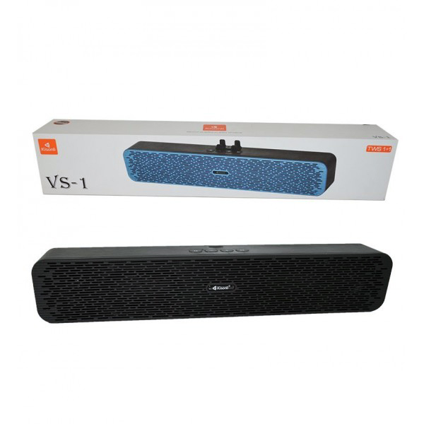 Loa bluetooth dạng thanh Kisonli VS-1 hỗ trợ TWS kết nối cùng lúc 2 loa - Hãng phân phối chính thức - Nhất Tín Computer