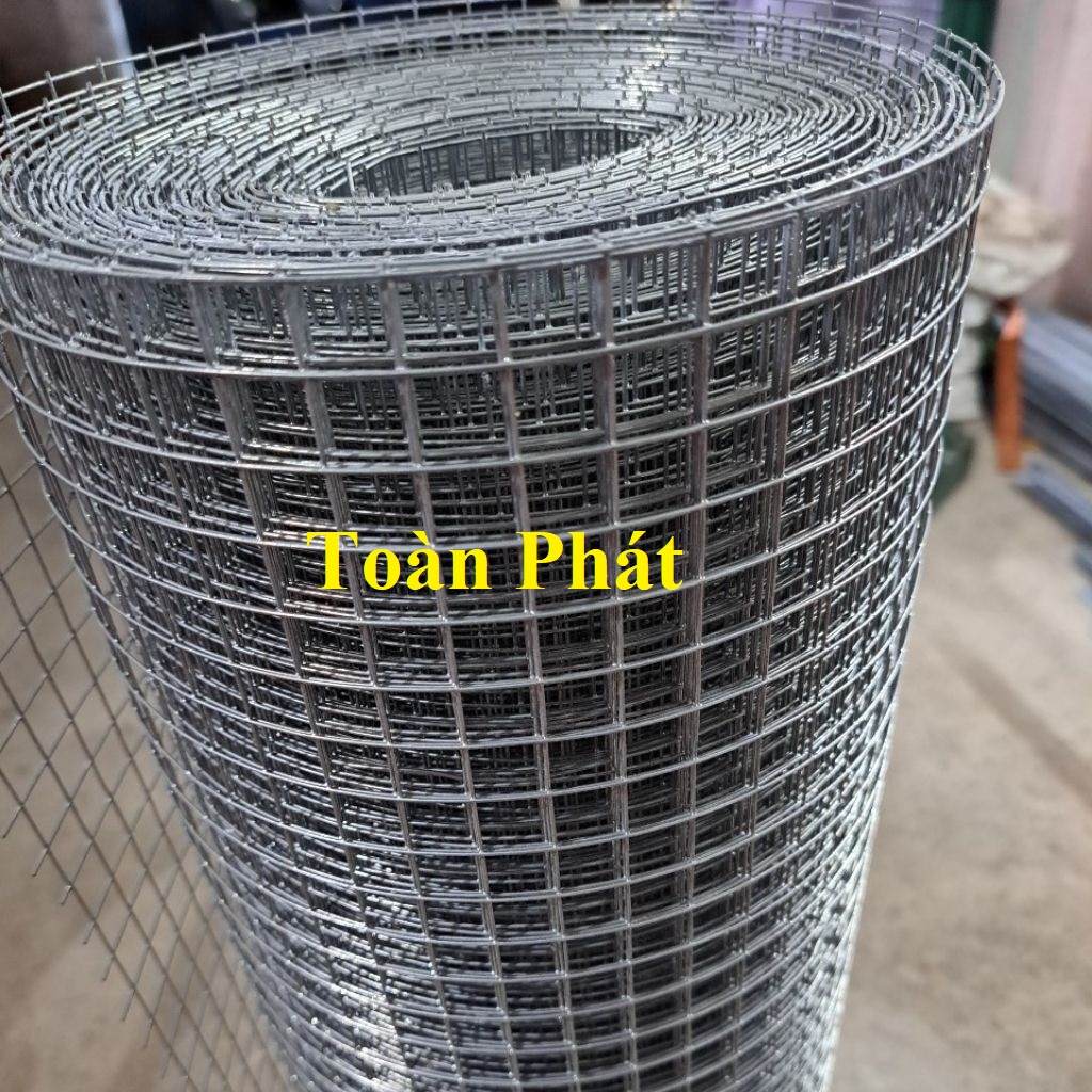    Khổ cao 1m x dài nhiều kích thước   Lưới sắt Ô Vuông 1.2cm 2cm làm chuồng vây gà vịt thú nuôi 