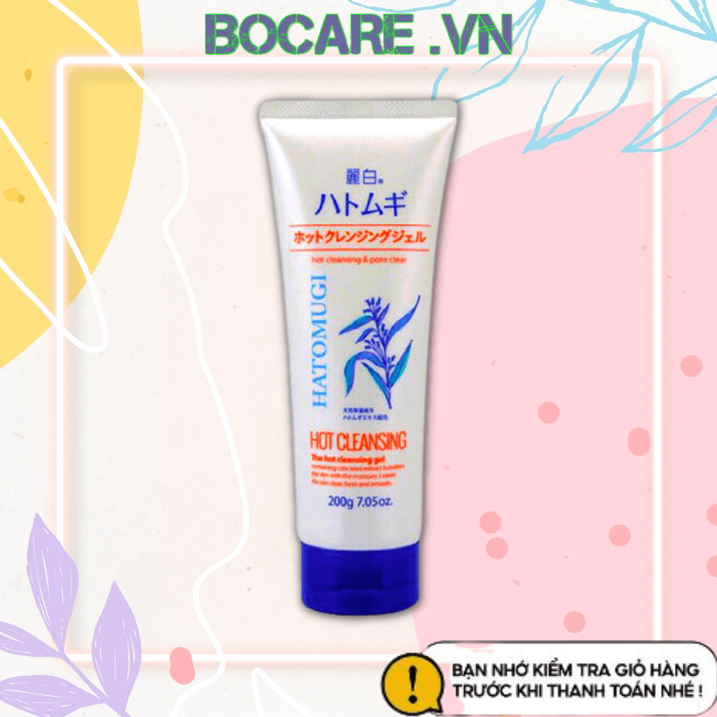 Gel Tẩy Trang Hạt Ý Dĩ Hatomugi Mịn Màng Cho Làn Da - 100% Hàng Chính Hãng
