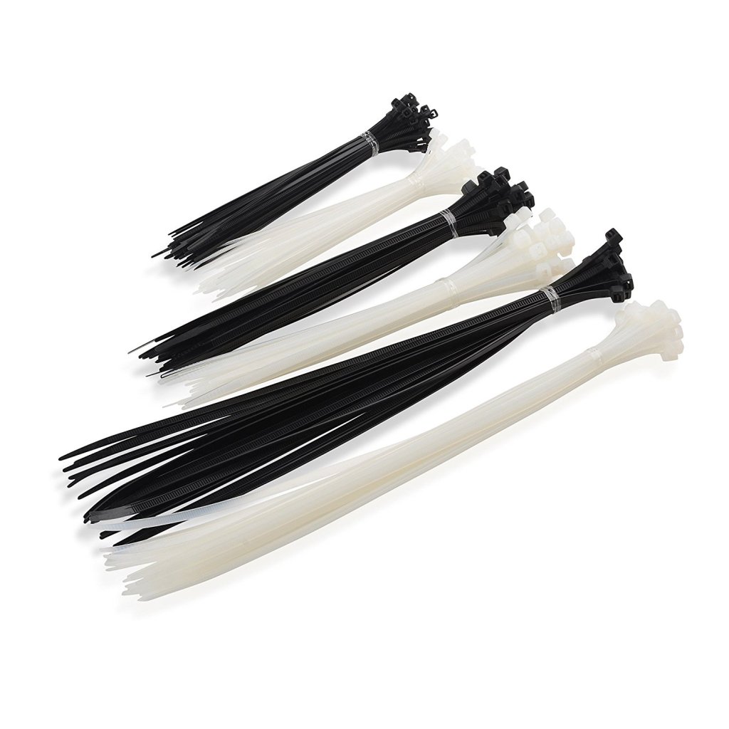 Dây rút 5x250 / 5x300 / 8x300 / 8x400 / 10x500 trắng - đen