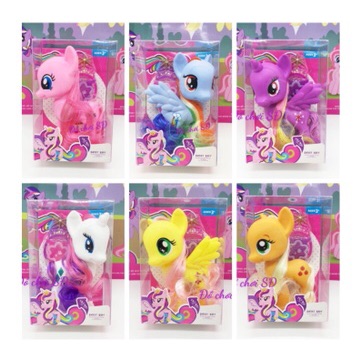 Mô hình ngựa pony có đèn và tiếng kêu - mô hình trưng bày và quà tặng