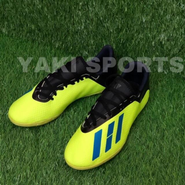 ☂✠✱  [FREESHIP 99K]Giày Đá Bóng X18 Vàng Chanh-Khâu Kín Đế-Tặng Tất