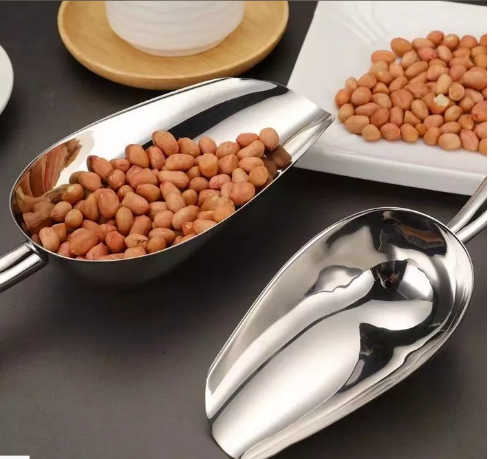Dụng cụ xúc đá, xúc gạo và xúc đậu inox 304-